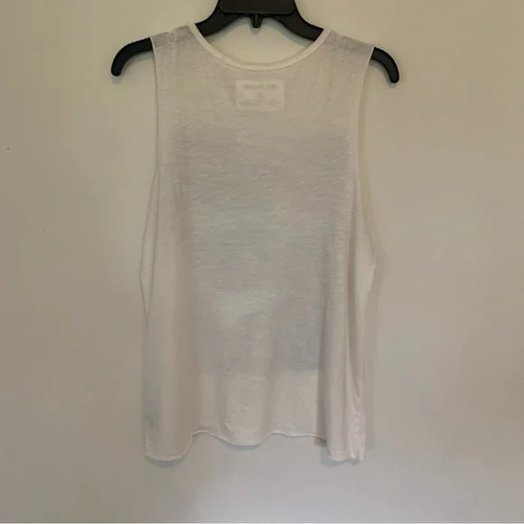 Women’s True Religion Graffiti Art Cut Off Muscle Tee Punk Alt Size Medium - Picture 10 of 12